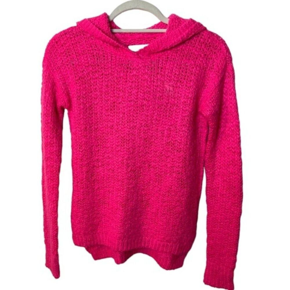 Abercrombie Kids Sweater Hoodie Hot Pink Size L